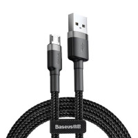 Кабель дата Baseus Cafule microUSB 1м Чорно-сірий Кабель дата Baseus Cafule microUSB 1м Чорно-сірий