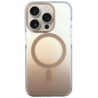 Чехол накладка Shadow MagSafe iPhone 16 Pro Max Золотая