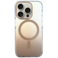 Чехол накладка Shadow MagSafe iPhone 16 Pro Max Золотая