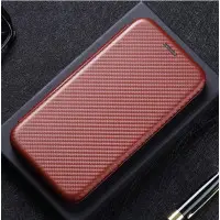 Чохол-книжка Anomaly Carbon Realme Narzo 50A Коричнева