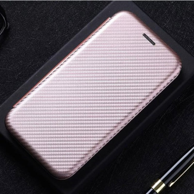 Чехол-книжка Anomaly Carbon Realme Narzo 50A Розовое золото