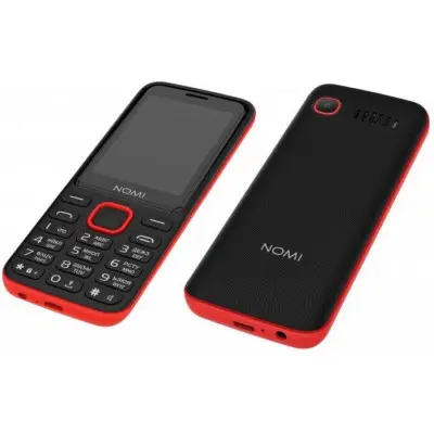 Телефон Nomi i2401+ Dual Sim Red, червоний Телефон Nomi i2401+ Dual Sim Red, червоний