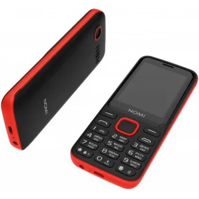 Телефон Nomi i2401+ Dual Sim Red, червоний Телефон Nomi i2401+ Dual Sim Red, червоний