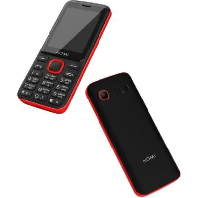 Телефон Nomi i2401+ Dual Sim Red, червоний Телефон Nomi i2401+ Dual Sim Red, червоний