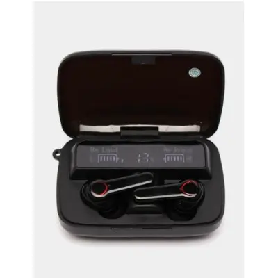 Беспроводные наушники TWS M19 Black, Чёрные Беспроводные наушники TWS M19 Black, Чёрные