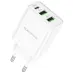 МЗП Borofone BA70A 2USB+ PD+QC3.0 30W White, Белый