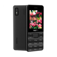 Мобільний телефон Tecno T372 Triple SIM Black, чорний