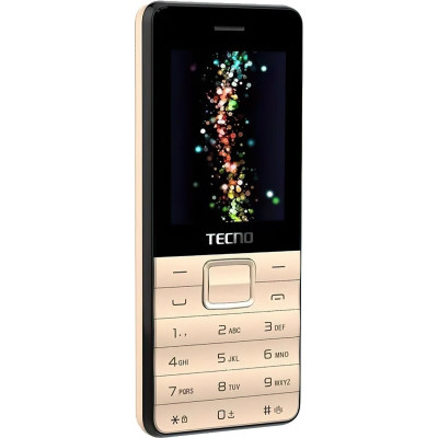 Мобільний телефон Tecno T372 Triple Sim Champagne Gold, золотий