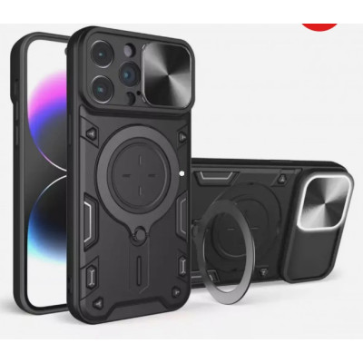 Чехол накладка Protective Stand Xiaomi Redmi 13 C Черная