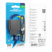 Мережевий зарядний пристрій Borofone BAS12A 1USB 18W QC3.0 + Micro USB Black, Чорна