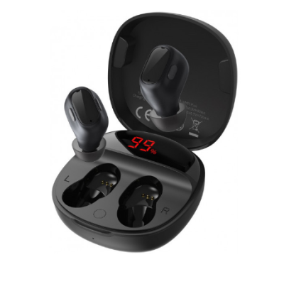 Безпровідні навушники Baseus Encok TWS WM01 Plus Black, чорні