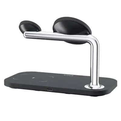 Беспроводное зарядное устройство Proove Magnetic Field 3in1 15W Black, Чорний