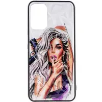 Чехол накладка Prisma Ladies OPPO A76 4G Фиолетовая