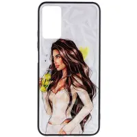 Чехол накладка Prisma Ladies OPPO A76 4G Жолтая