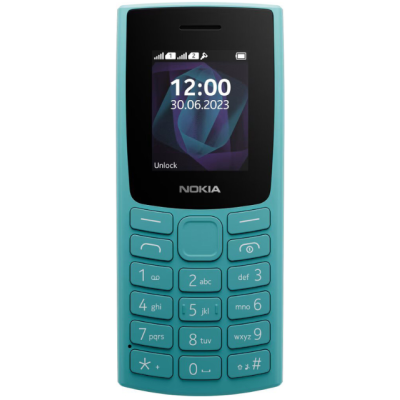 Мобильный телефон Nokia 105 SS 2023 Cyan, синий