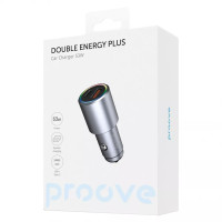 Автомобільний зарядний пристрій Proove Double Energy Plus (USB+Type-C) 53W Автомобільний зарядний пристрій Proove Double Energy Plus (USB+Type-C) 53W