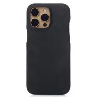 Накладка LEATHER iPhone 15 Pro Чорна