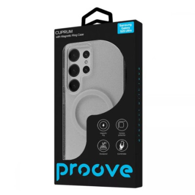 Чехол Накладка Proove Cuprum Magnetic Ring Samsung Galaxy S25 Ultra (S938) Белая