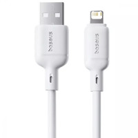 Кабель Baseus Silky Lightning 2.4A 1м Білий Кабель Baseus Silky Lightning 2.4A 1м Білий