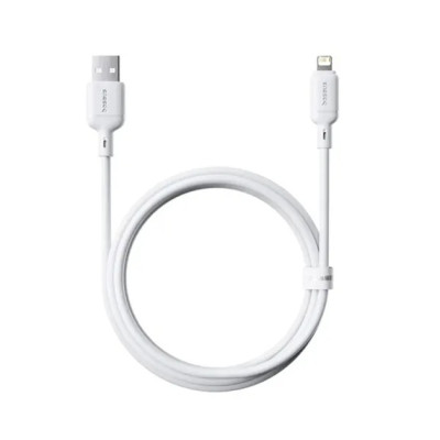 Кабель Baseus Silky Lightning 2.4A 1м Белый