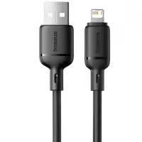 Кабель Baseus Silky Lightning 2.4A 1м Черный