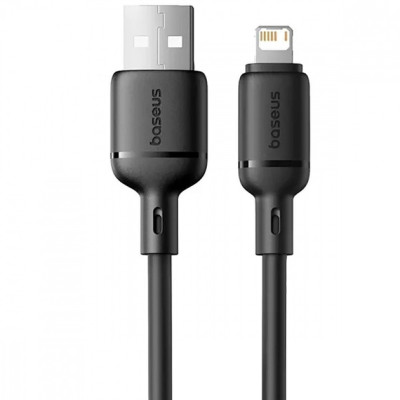 Кабель Baseus Silky Lightning 2.4A 1м Черный