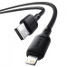 Кабель Baseus Silky Lightning 2.4A 1м Черный