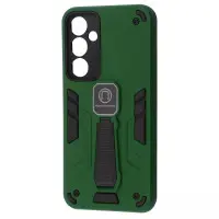 Чехол Накладка Armor Magnetic Samsung A356 (A35) Темно-зеленая