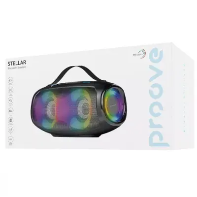 Колонка Bluetooth Proove Proove Stellar Black, Чорна Колонка Bluetooth Proove Proove Stellar Black, Чорна