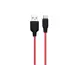 Кабель дата Hoco X21 USB Type A - Type-C 1м Чёрно-красный Кабель дата Hoco X21 USB Type A - Type-C 1м Чёрно-красный