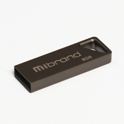 Флеш пам\'ять USB 8Gb Mibrand Stingray USB 2.0 Сіра