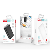 Універсальна мобільна батарея Повербанк XO PR127 20W PD 20000mAh Чорний