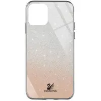 Чехол накладка Swarovski iPhone 12 Pro Max Золотая