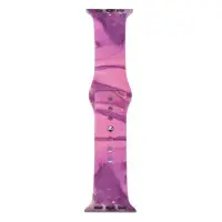 Ремешок Apple Watch 38мм Принт Силикон Мрамор (162)