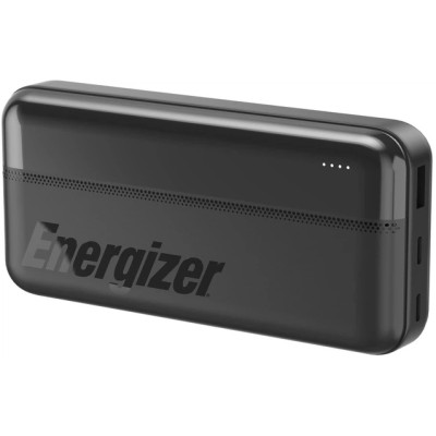 Універсальна мобільна батарея Повербанк Energizer 20000mAh Type-C (UE20050С) Чорний