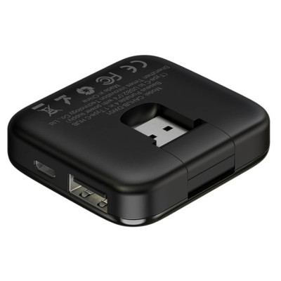 USB хаб Baseus Fully (4USB) Black, Черный