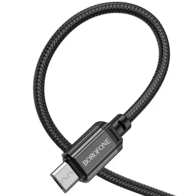 Кабель дата Borofone BX87 MicroUSB 1м Чорний