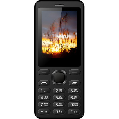 Кнопочный телефон Nomi i2411 Black, черный