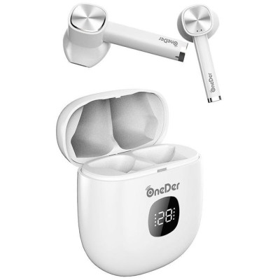 Безпровідні Bluetooth-навушники Stereo Bluetooth Headset OneDer TWS-W16 White, білий