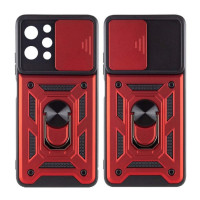 Чохол накладка Serge Ring Camshield Xiaomi Redmi 12 Червона