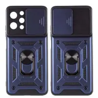 Чехол накладка Serge Ring Camshield  Xiaomi Redmi Note 11 Pro синяя