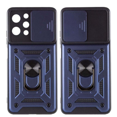 Чохол накладка Serge Ring Camshield Xiaomi Redmi Note 11 Pro Синя