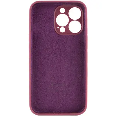 Чехол накладка HC iPhone 14 Pro  Бордова Plum Full