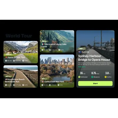 Бігова доріжка UREVO SpaceWalk E4W wood grain URTM026