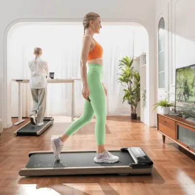 Бігова доріжка UREVO SpaceWalk E4W wood grain URTM026