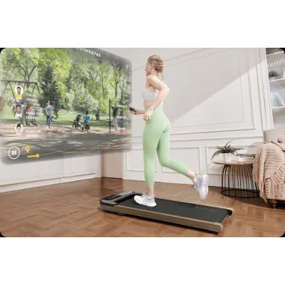 Бігова доріжка UREVO SpaceWalk E4W wood grain URTM026