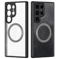 Чохол накладка Dux Ducis Aimo MagSafe Samsung S938 (S25 Utra) Чорна