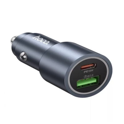 Автомобільний зарядний пристрій HOCO Z60 PD48W QC3.0 Black, Чорний
