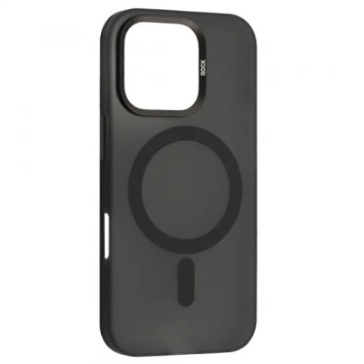 Чехол накладка Rock Matte MagSafe iPhone 16 Pro Черная