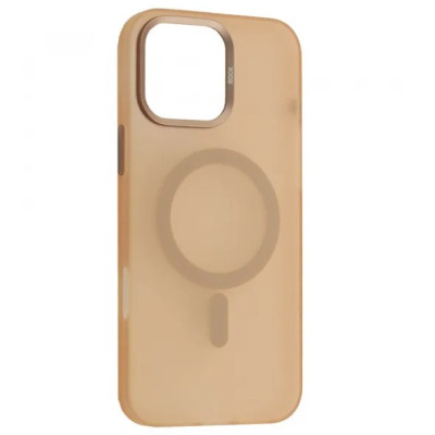 Чехол накладка Rock Matte MagSafe iPhone 16 Pro Max Золотая (Golden)